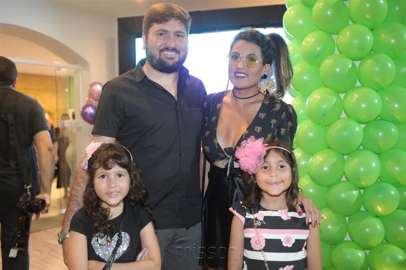Amilton, Vaderez, Gabriella e Fernanda Oliveira