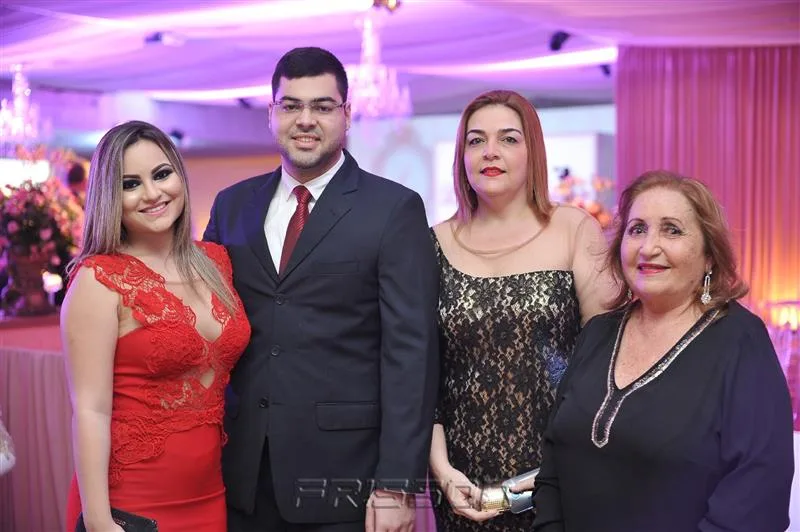 Camila Leite, Lucas, Mirela e Mirian Perdigão