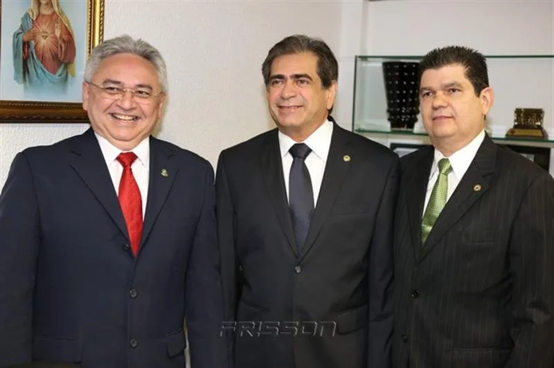 Carlos Silva, José Albuquerque e Mauro Filho
