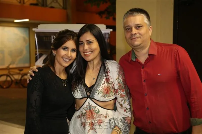 Alice Adjafre, Samia Aguiar e Fernando Ramos