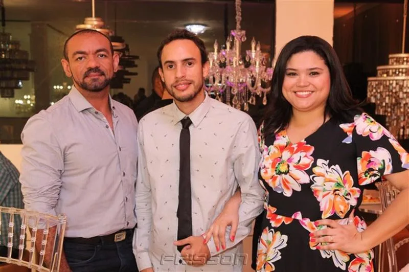 Edi Brasil, Felipe Andrade e Yara Gabriella