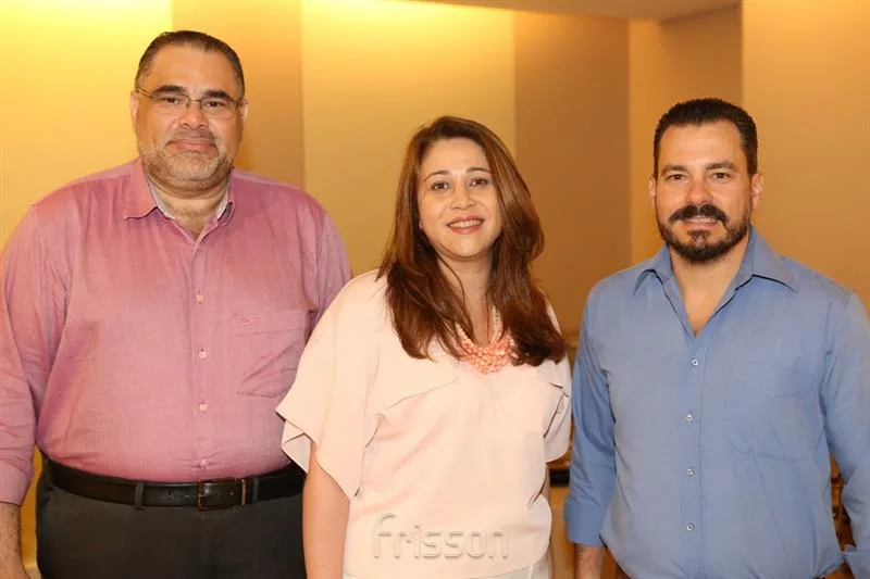 Edson Ferreira, Raquel Barros e Miguel Filho