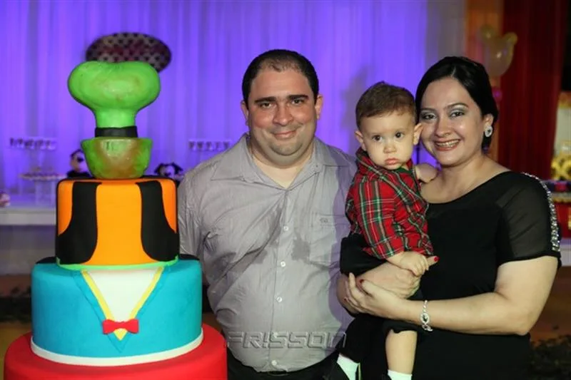 Adriano, João Vitor e Milena Barbalho