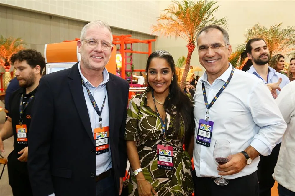 Jorge Albuquerque, Aline Torres e Eduardo Neves