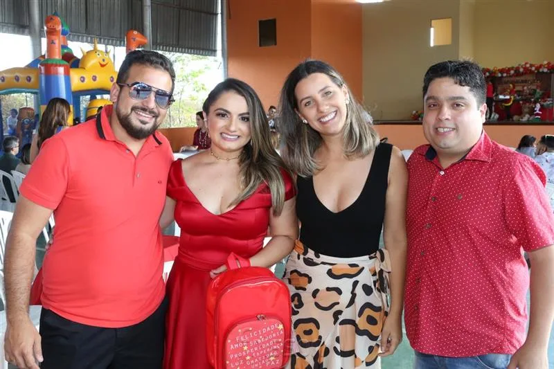 Abraão Maia, Cleane Fontenele, Suzana Gomes e Bruno Lemos