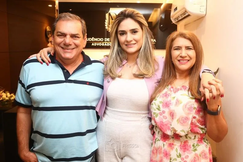 Cláudio, Bruna e Graça Prudêncio