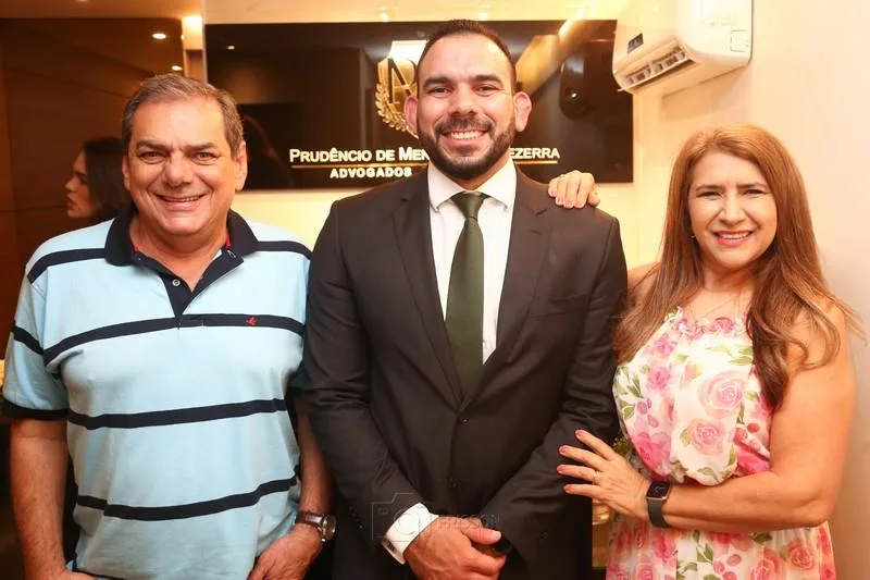Cláudio, Henrique e Graça Prudêncio