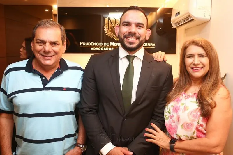 Cláudio, Henrique e Graça Prudêncio