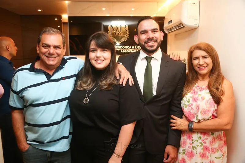 Cláudio, Kelvia, Henrique e Graça Prudêncio
