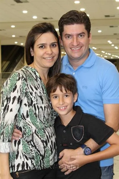 Camile, Paulo José e Paulo Filho