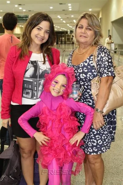 Carol, Lucira e Julia Marinho