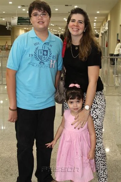 David, Gabrielle e Daniela Capelo