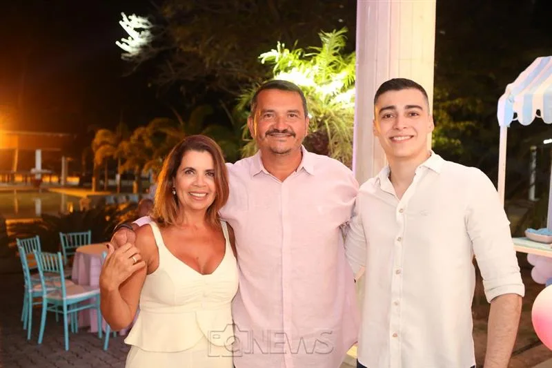 Maristela Leite, Edinho Rocha e Leonan Vasconcelos