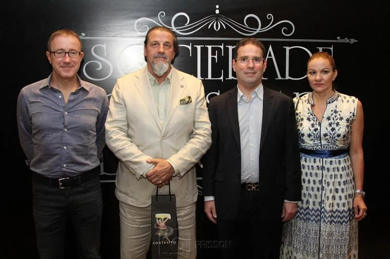 Carlos Bozano, Vittorio Huia, Roberto Araújo e Adenisia Maia