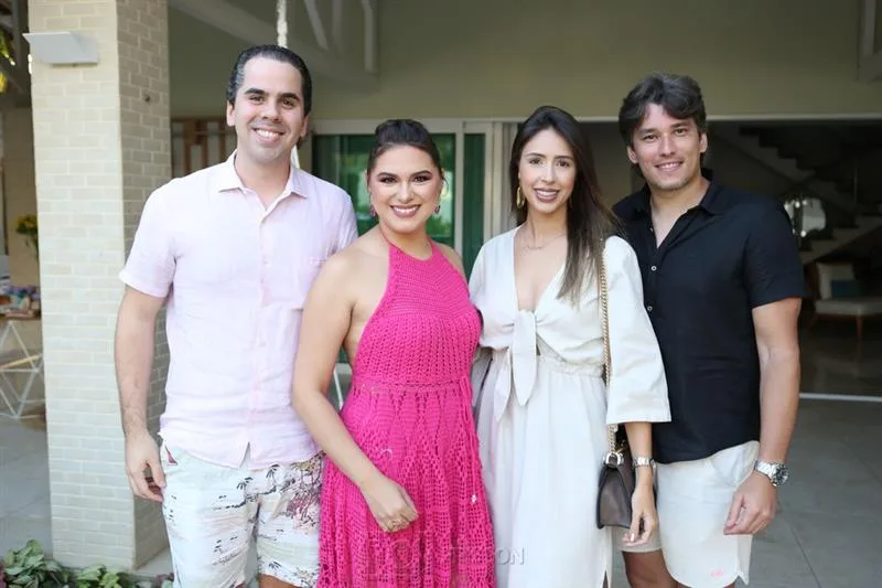 Alfredo, Ticiana Lima, Carolina Pontes e Ricardo Rios