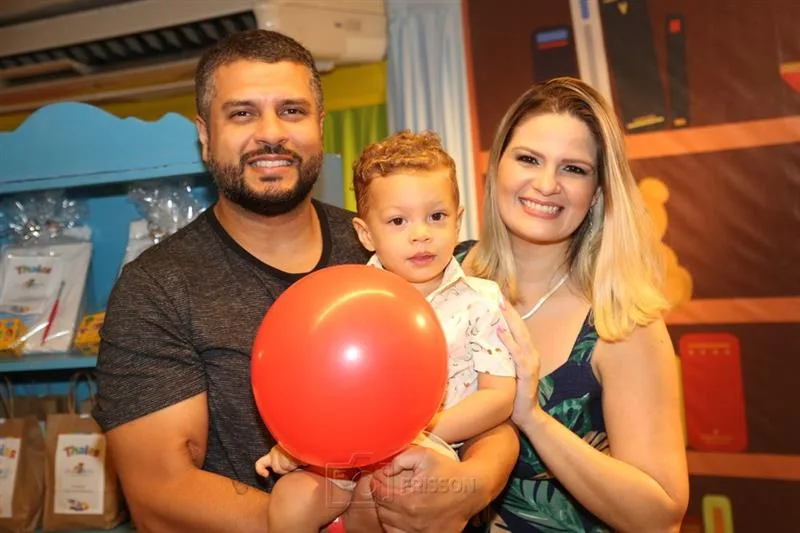 Daniel, Davi e Germana Oliveira