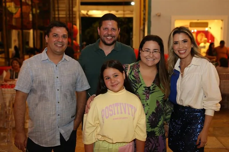 Cassio Saboia, Homero, Maria Eduarda, Mayara Silva e Louise Saboia