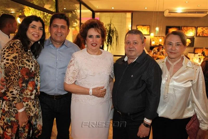 Ana Carla, Antônio Sobral, Lêda Maria, Evandro e Zilma Melo