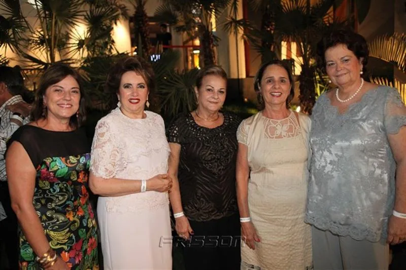 Ana Studart, Lêda Maria, Maria Helena Diogo, Gena Targino e Caetana Macedo