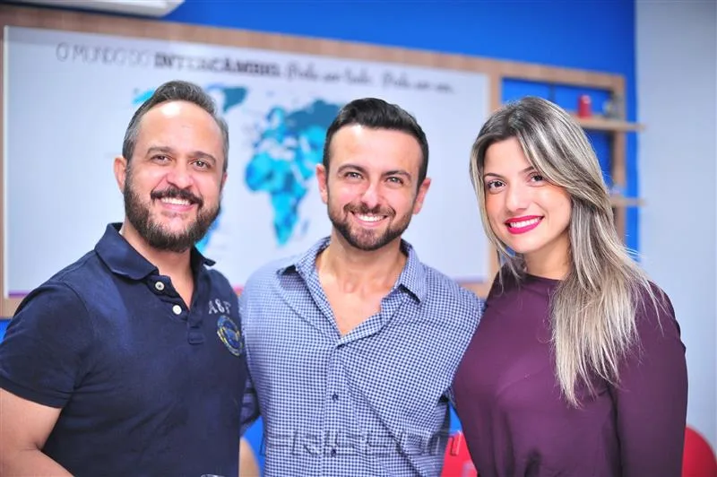 Evandro Melo, Victor Freire e Jamile Ponce