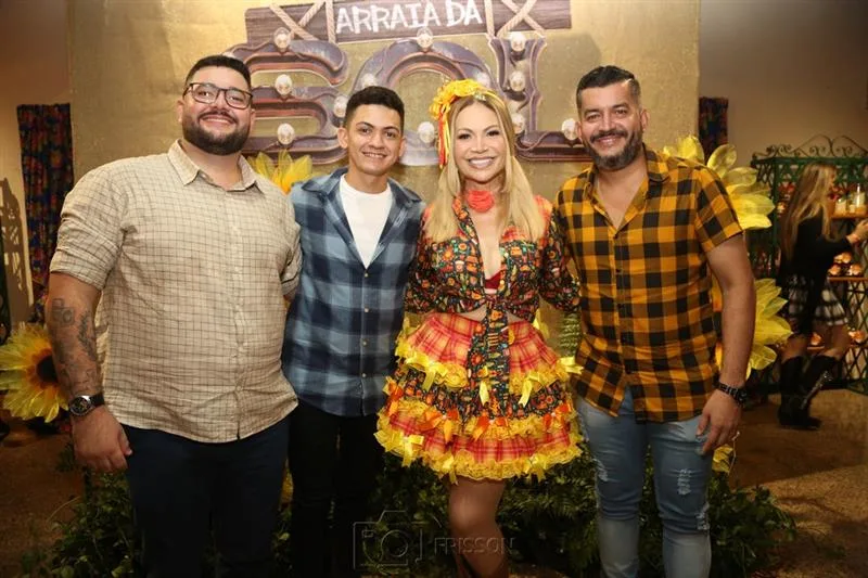 Adir Araújo, Lucas Richielle, Solange Almeida e Ari Almeida