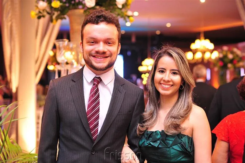 Aldaberto Delgado e Vanessa Alves