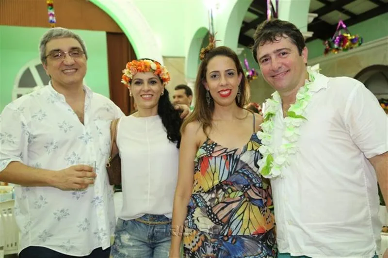 Carlos, Larissa Gazeli, Sonia Montenegro e Vicente Borges