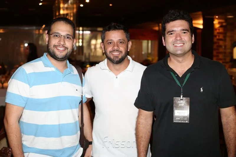 Glecio Sabino, Fernando Falcão e Bruno Aragão