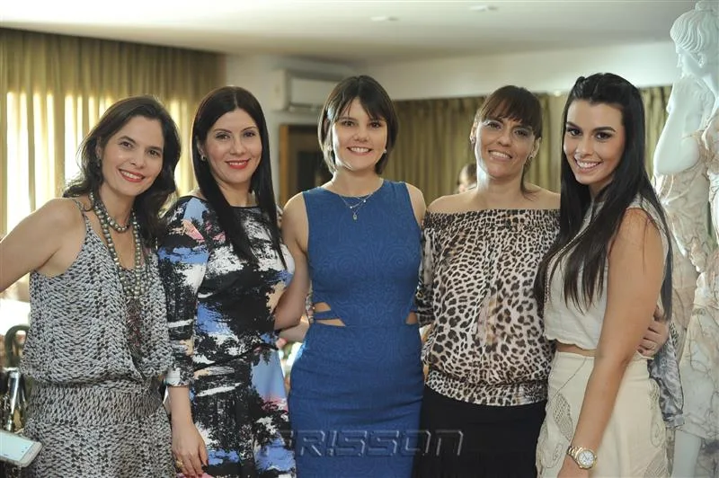 Cristina Carneiro, Lia Linhares, Clarissa Salazar, Fernanda Peixoto e Camila Moreira