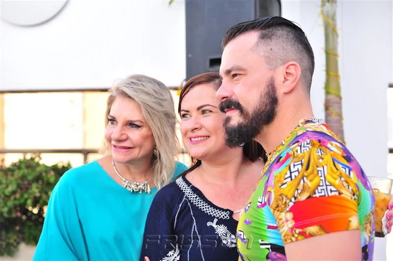 Rosangela Souza, Briane de Castro e Miguel filho