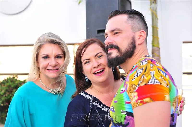 Rosangela Souza, Briane de Castro e Miguel filho