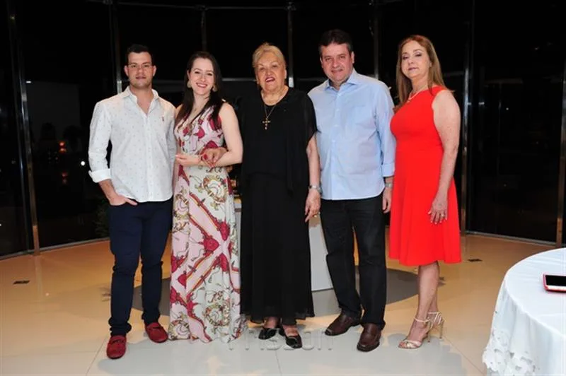 Flávio, Georgiana, Iracema Diniz Lima, Flávio e Cristiana