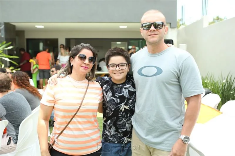 Dione, João Lucas e Neto Roriz