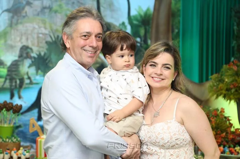 Afranio, Bernardo e Daniela Barreira