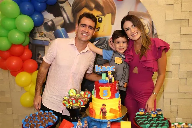Arthur, Isaac e Juliana Hissa