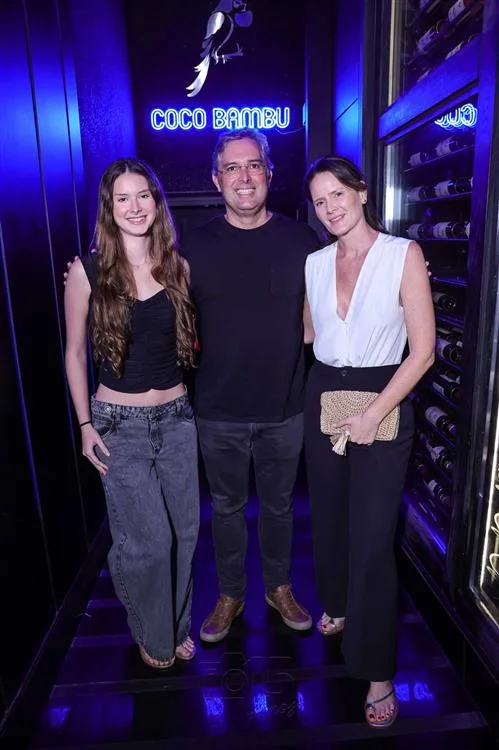 Clara, Murilo e Violeta Pascoal