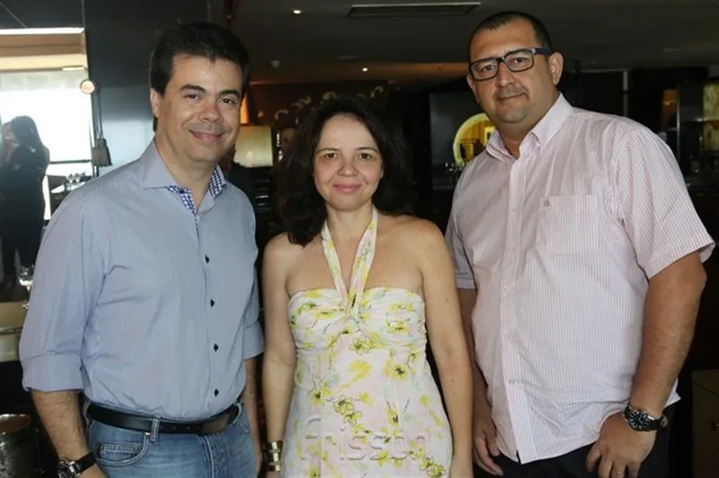 Duda Brigido, Valéria Xavier e Vagner Mendes