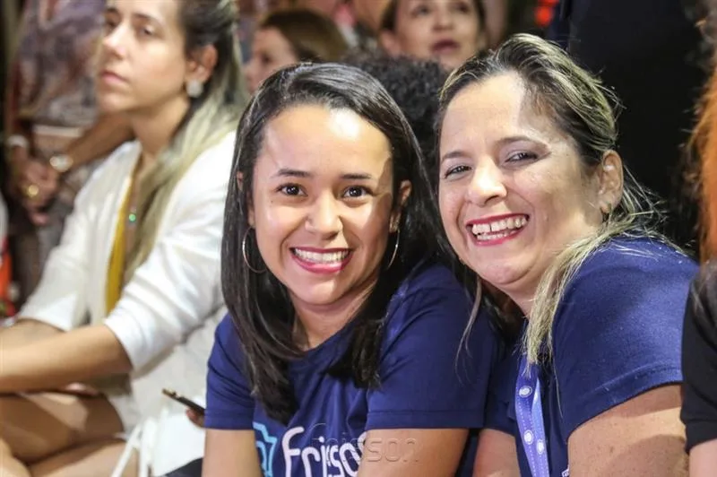 Aline Rodrigues e Jocy Jinkings