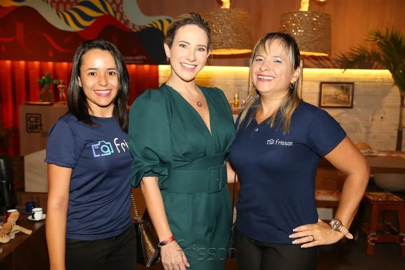 Aline Rodrigues, Gaida Dias Furtado e Jocy Jinkings