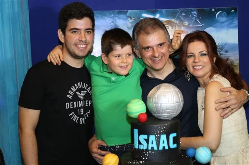 Afrânio Filho, Isaac, Afrânio e Cláudia Plutarco