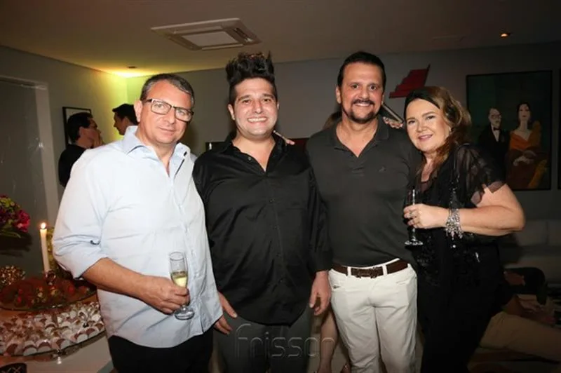 Alain Guibert. Pedro Gurjão, Adrísio Câmara e Claudia Rebouças