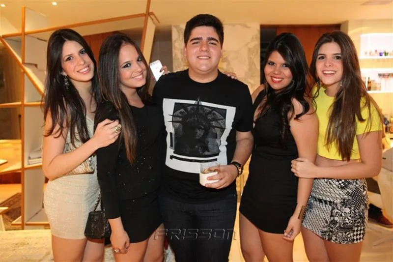 Ana Carolina Goyanna, Iasmim Lima, Pedro Freitas, Carolina Nogueira e Marcela Feitosa