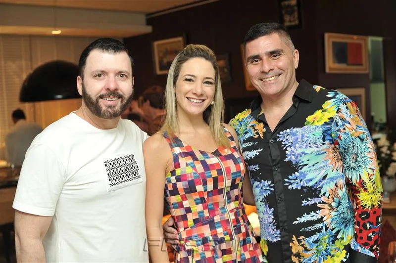 César de Lima, Gaída Dias e Luciano Vidal