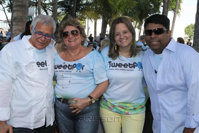 Antônio, Vera Costa, Michelle Sampaio e Roberto Moura