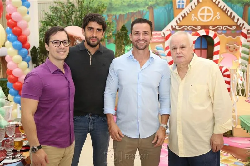 Daniel Marinho, Fernando Dutra, Daniel Oliveira e Felipe Baião