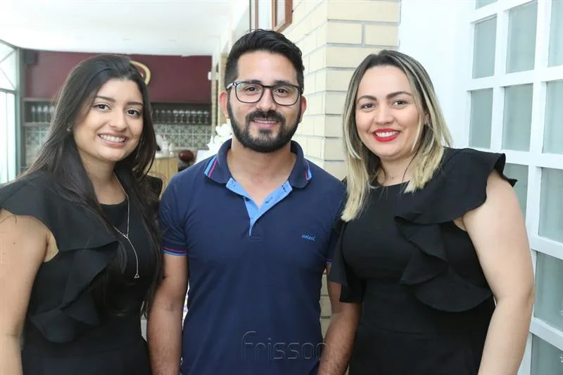 Ana Feitosa, Júnior Alves e Vilma Torres
