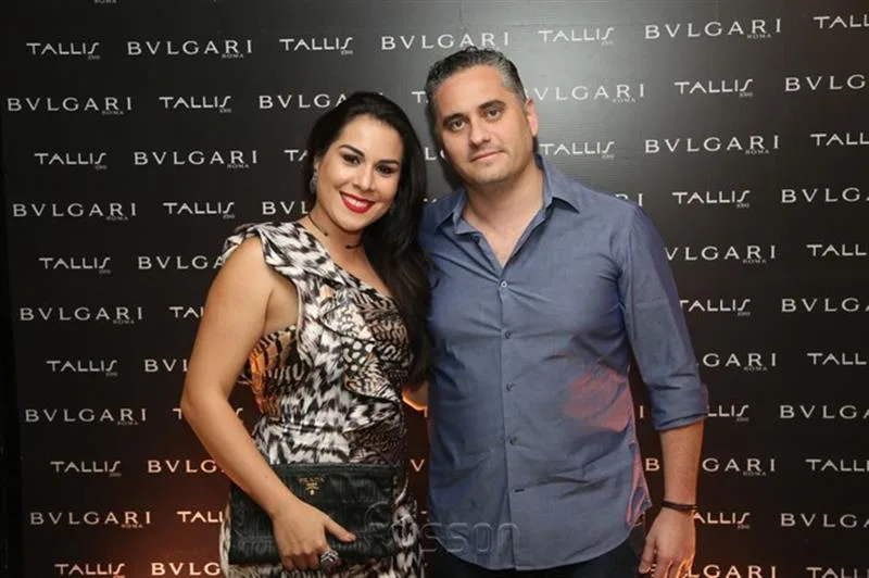 Bruna e Fernando Santos