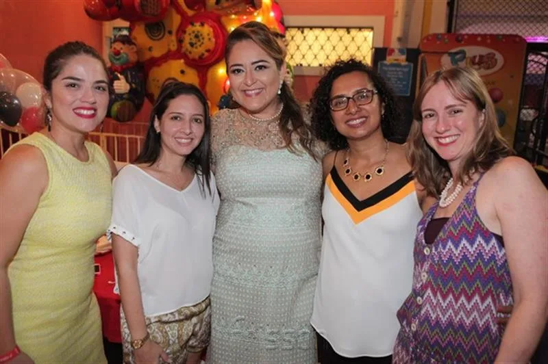 Ana Cristina Carneiro, Mirela Andrade, Jorgeana Abrahão, Gabriella Eugenio e Isabella Pacheco