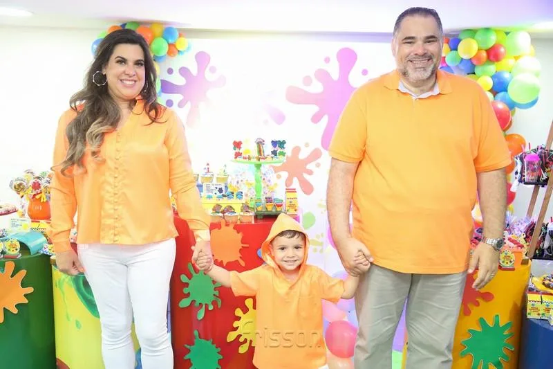 Patricia, Edson Augusto e Edson Ferreira