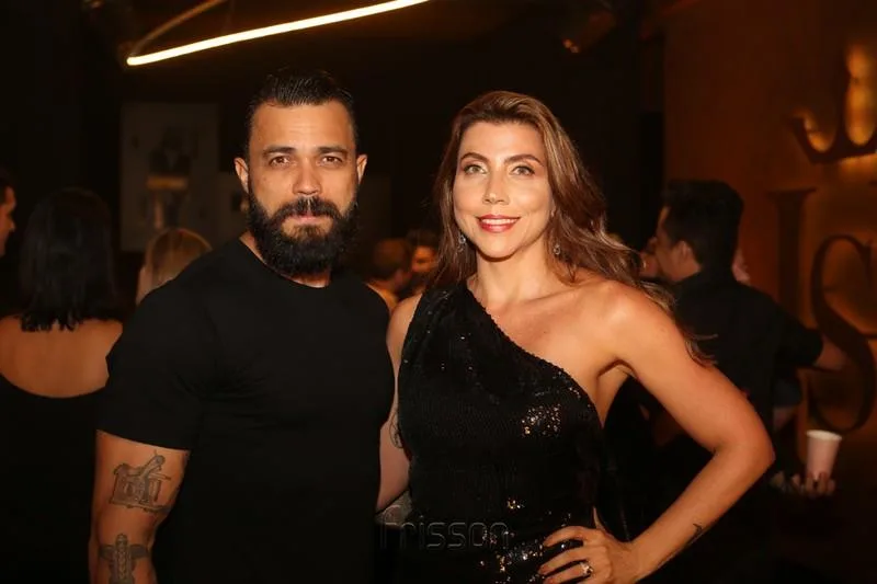 Amilton Inacio e Georgiana Jereissati